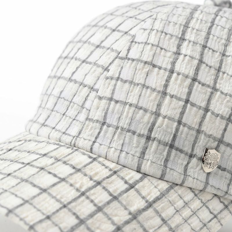 ダックスのキャップ Cap Linen Check（キャップ リネンチェック） D1724 グレー