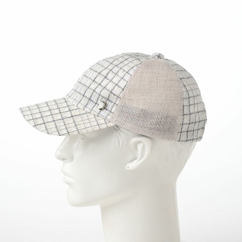 ダックスのキャップ Cap Linen Check（キャップ リネンチェック） D1724 グレー