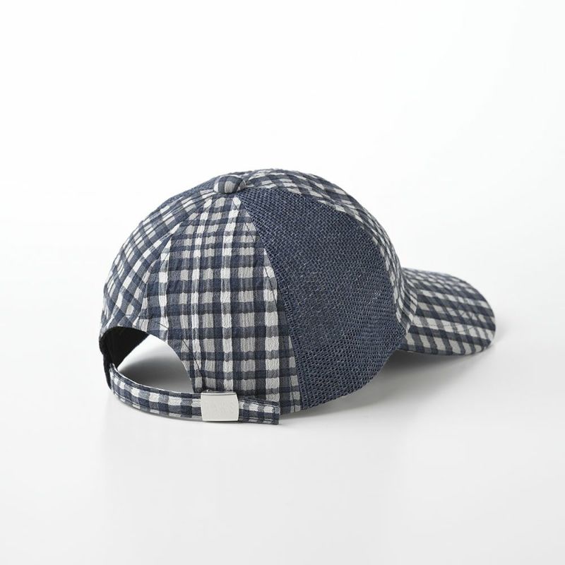 ダックスのキャップ Cap Linen Check（キャップ リネンチェック） D1724 ネイビー