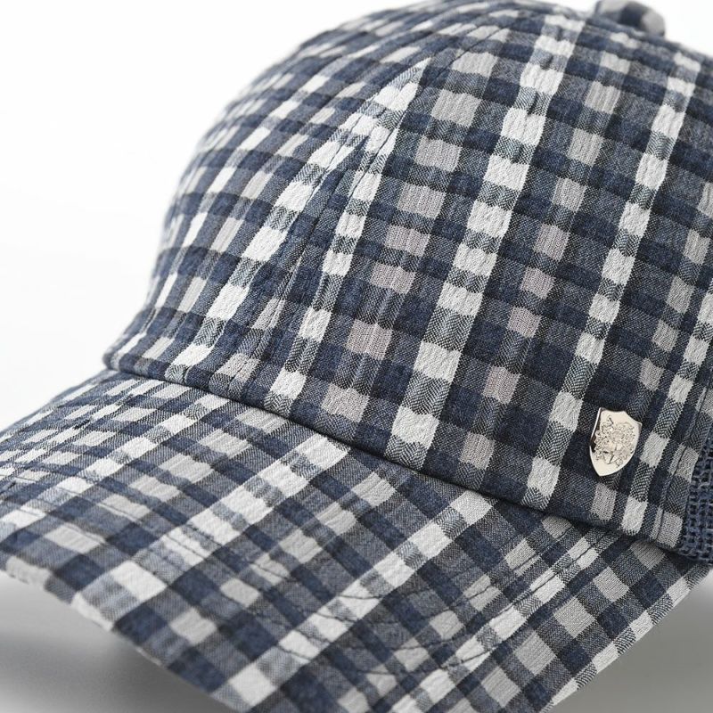 ダックスのキャップ Cap Linen Check（キャップ リネンチェック） D1724 ネイビー