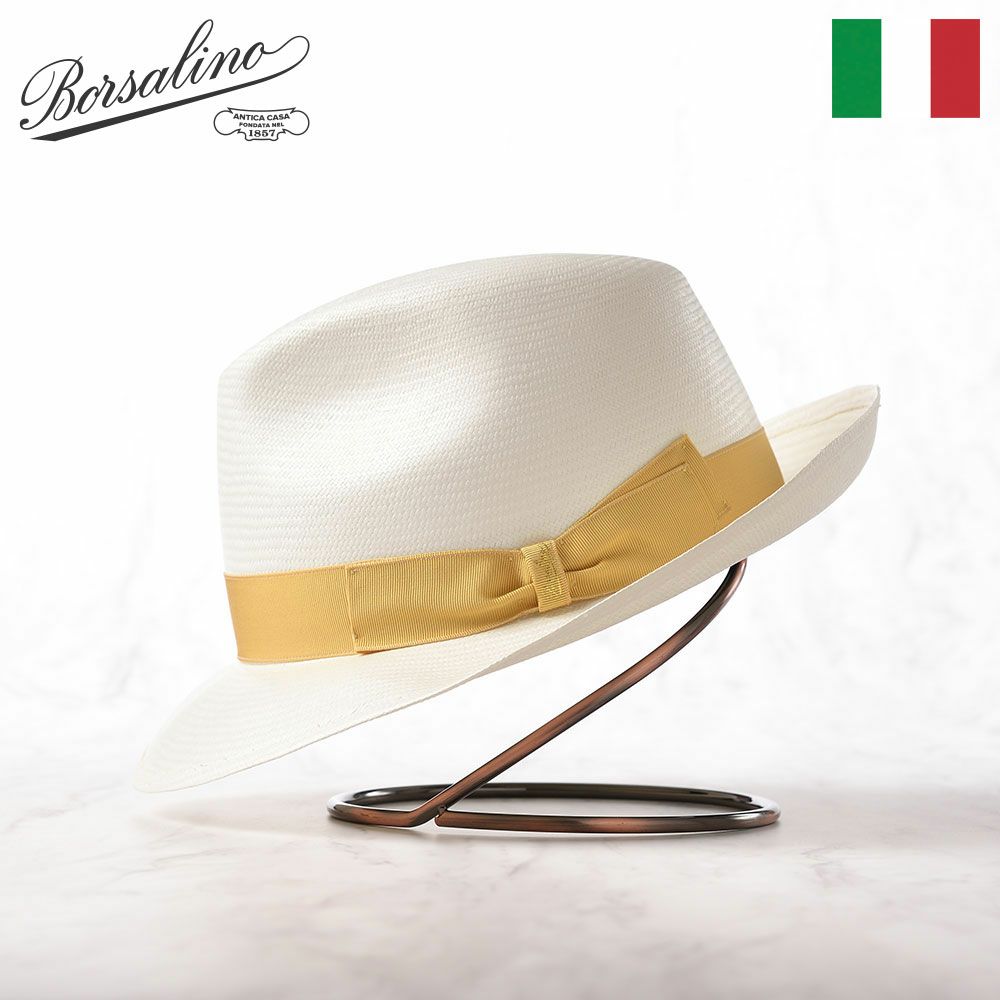 目玉商品 【美品】Borsalino 紳士 パナマハット パナマハット