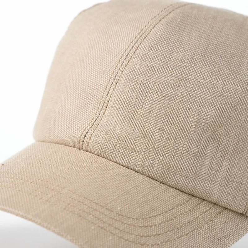 ヴィゲーンズのキャップ Baseball Classic Cap Hopsack Linen（ベースボールクラシックキャップ ホップサックリネン）W120460 サンド