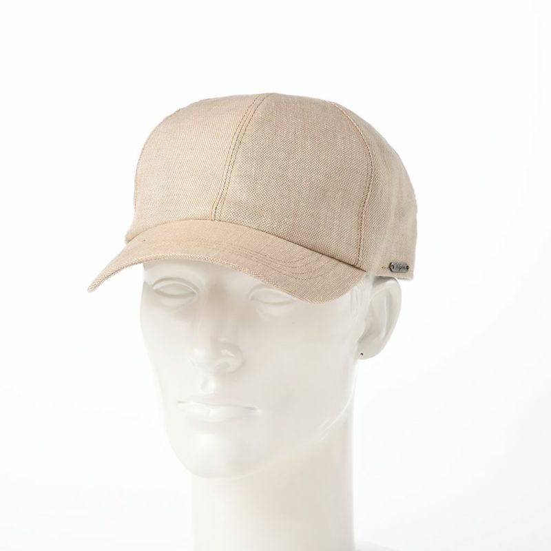 ヴィゲーンズのキャップ Baseball Classic Cap Hopsack Linen（ベースボールクラシックキャップ ホップサックリネン）W120460 サンド