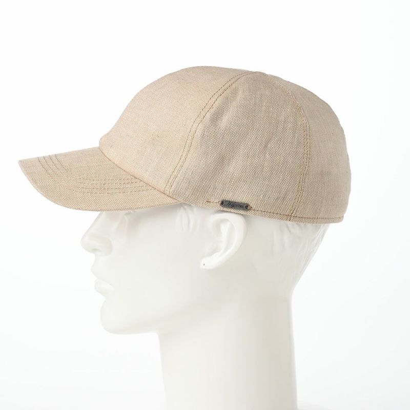 ヴィゲーンズのキャップ Baseball Classic Cap Hopsack Linen（ベースボールクラシックキャップ ホップサックリネン）W120460 サンド