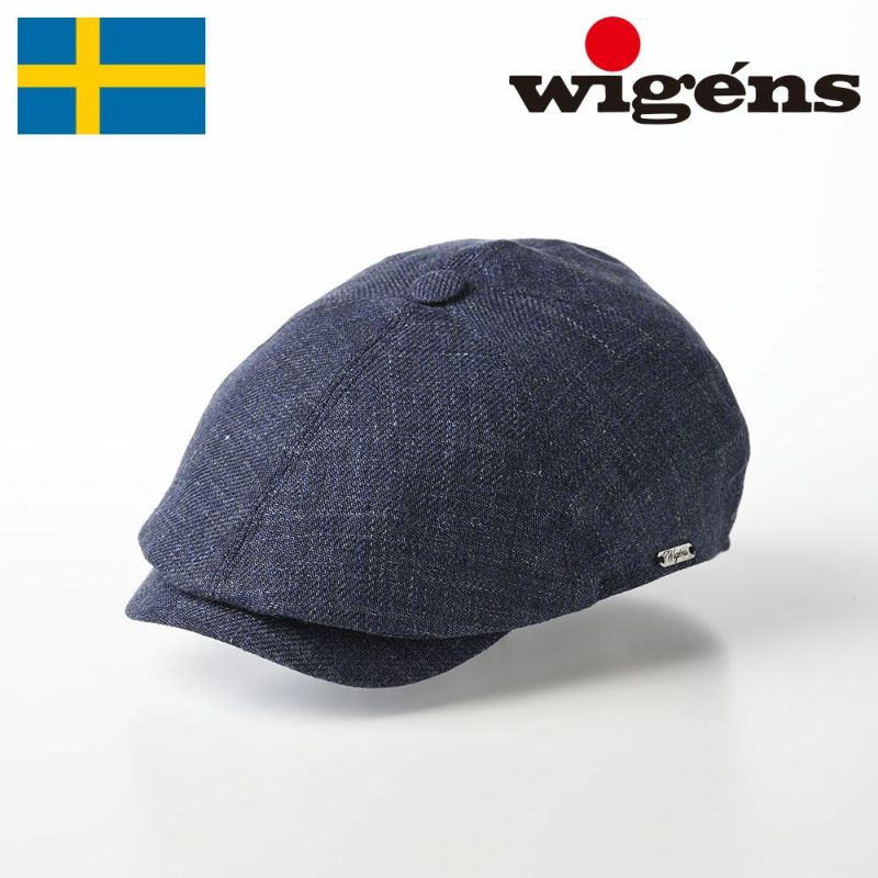 帽子 ハンチング Wigens（ヴィゲーンズ） Newsboy Contemporary Cap（ニュースボーイ コンテンポラリーキャップ）W101666 ネイビー