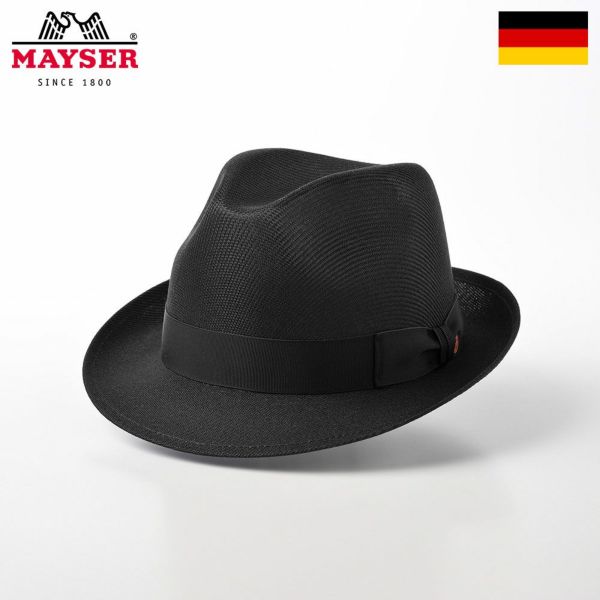 メイサー 布帛ソフトハット DRALON Trilby Hat（ドラロン トリルビーハット） M282801 ブラック | 帽子通販 時谷堂百貨【公式】