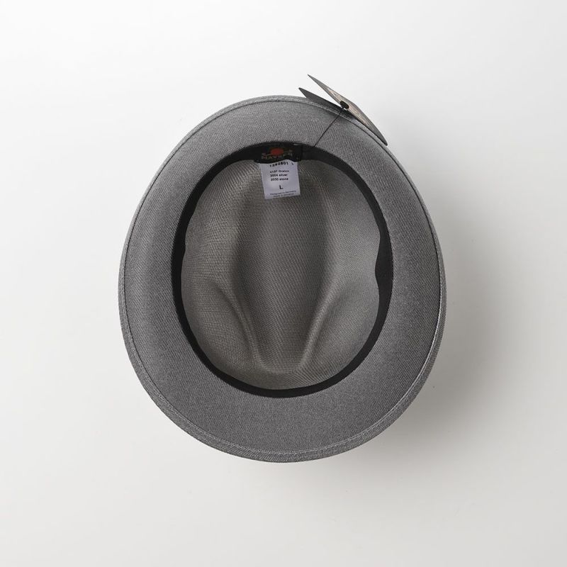 メイサーの布帛ソフトハット DRALON Trilby Hat（ドラロン トリルビーハット） M282801 シルバー