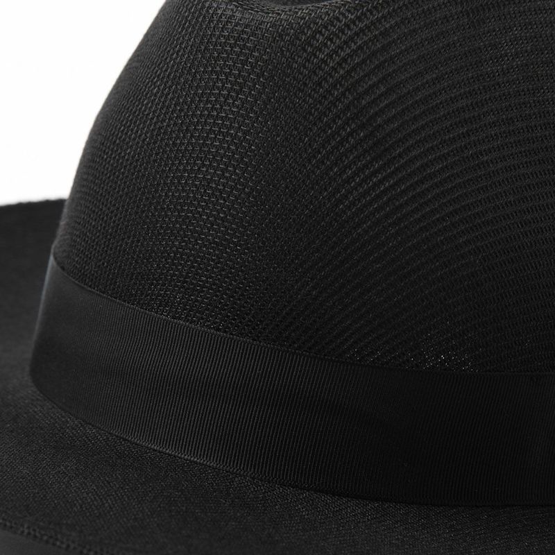 メイサーの布帛ソフトハット DRARON Fedora Hat（ドラロン フェドラハット） M311841 ブラック