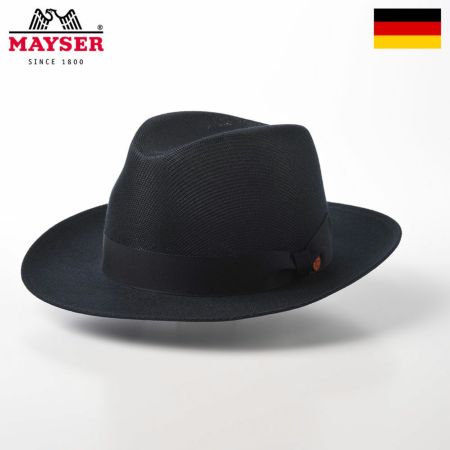 メイサーの布帛ソフトハット DRARON Fedora Hat（ドラロン フェドラハット） M311841 ネイビー