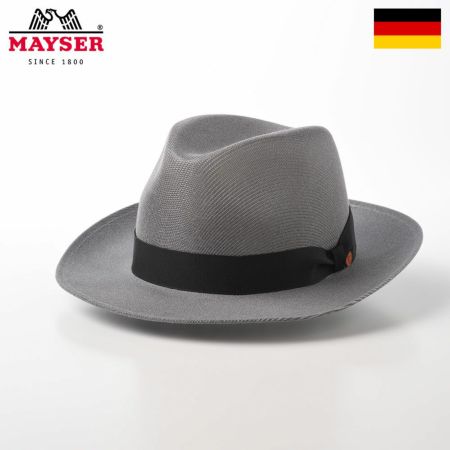 メイサーの布帛ソフトハット DRARON Fedora Hat（ドラロン フェドラハット） M311841 シルバー