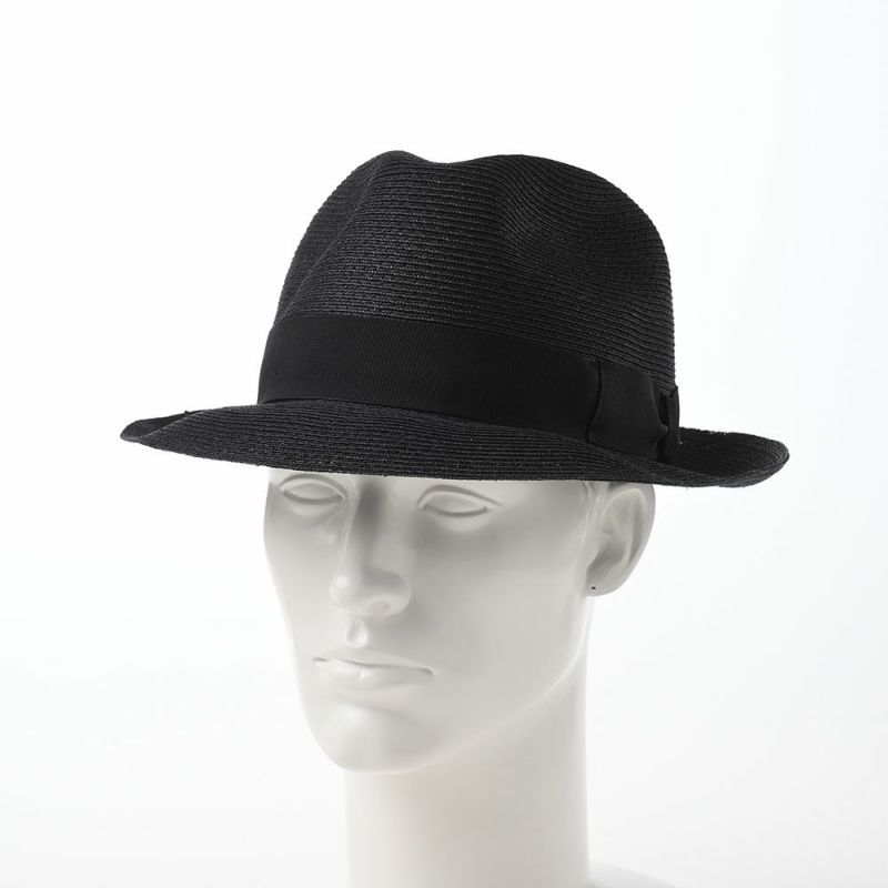 ソルバッティのストローハット Hemp Braid Hat（ヘンプ ブレードハット） S1701 ブラック