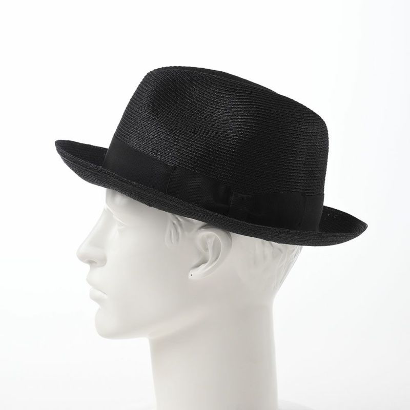 ソルバッティのストローハット Hemp Braid Hat（ヘンプ ブレードハット） S1701 ブラック