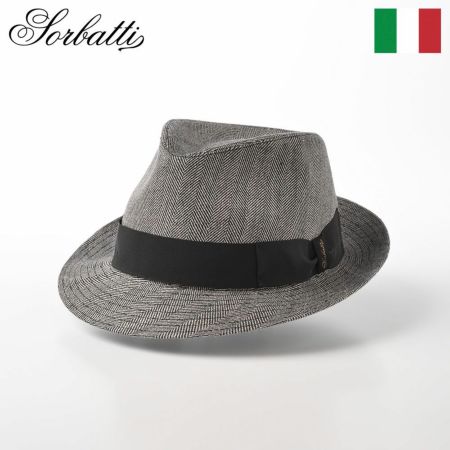 ソルバッティの布帛ソフトハット Linen Hat TearDrop（リネンハット ティアドロップ） S1902 ブラック