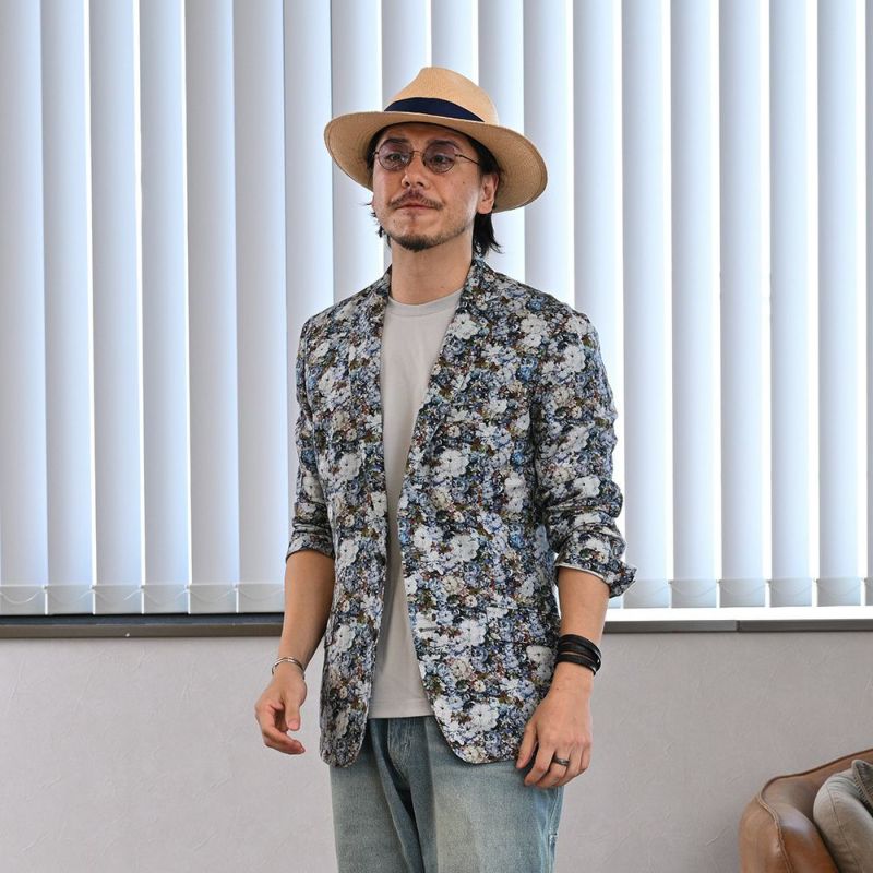 ビガリのパナマハット MIKONOS（ミコノス）ベージュのモデル写真