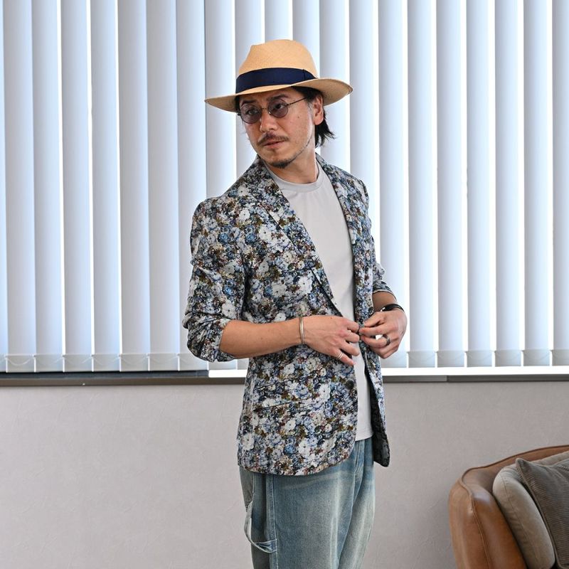 ビガリのパナマハット MIKONOS（ミコノス）ベージュのモデル写真