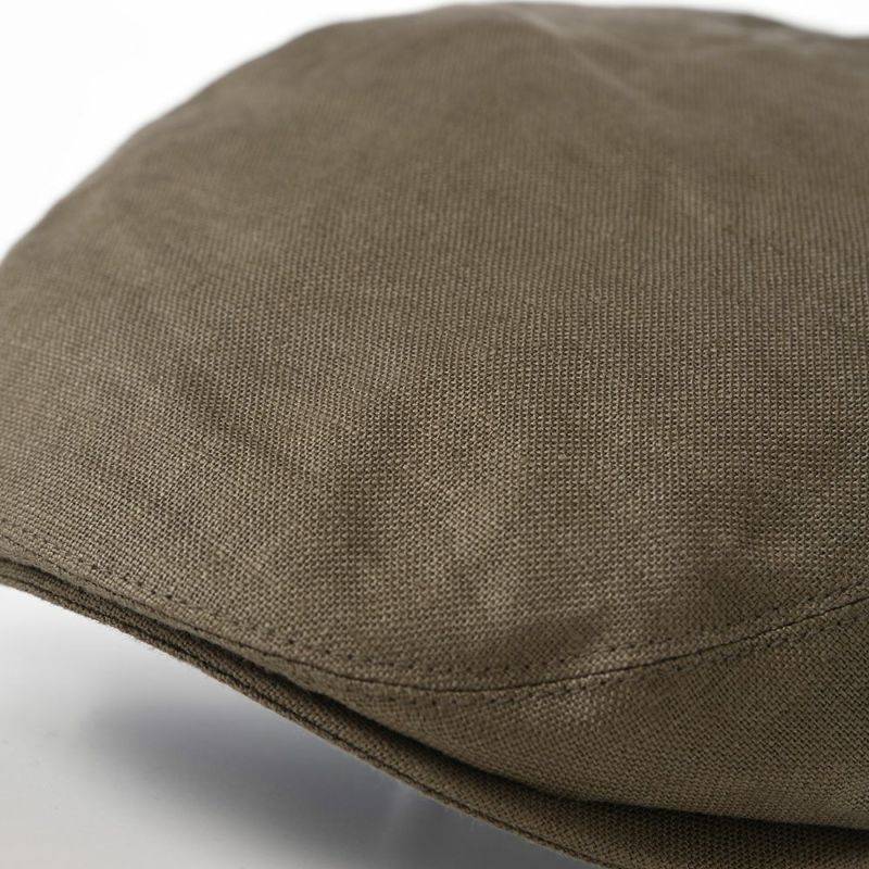 フェイルスワースのハンチング Irish Linen Cap（アイリッシュ リネン キャップ） カーキ