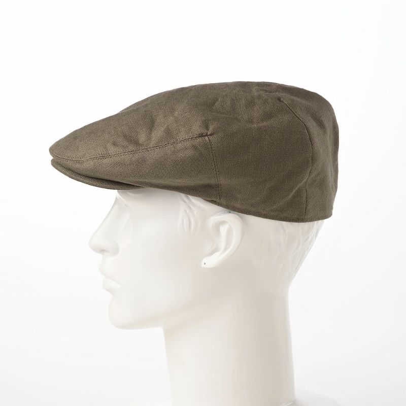 フェイルスワースのハンチング Irish Linen Cap（アイリッシュ リネン キャップ） カーキ