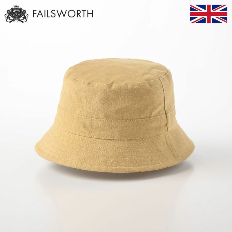 帽子 バケットハット FAILSWORTH（フェイルスワース） Cotton Reversible（コットンリバーシブル） マスタード