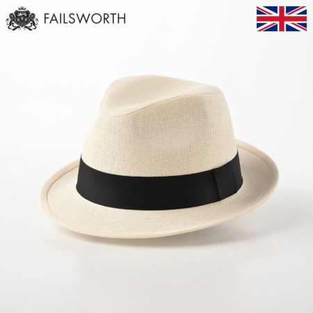 フェイルスワースの布帛ソフトハット Paperstraw Trilby（ペーパーストロー トリルビー） ナチュラル