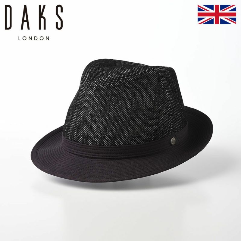 ダックスの布帛ソフトハット Hat KARAMI DENIM（ハット カラミデニム） D1690 ブラック