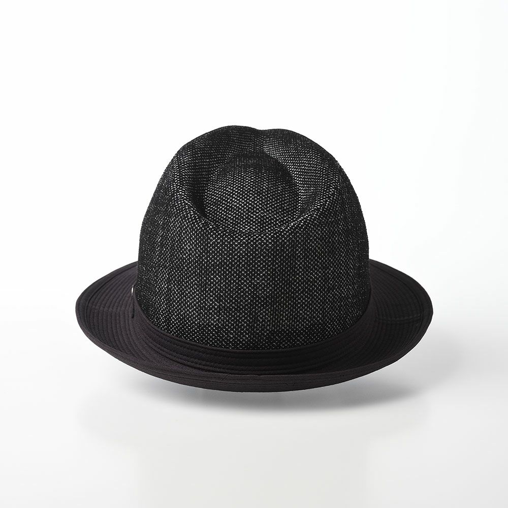 ダックスの布帛ソフトハット Hat KARAMI DENIM（ハット カラミデニム） D1690 ブラック