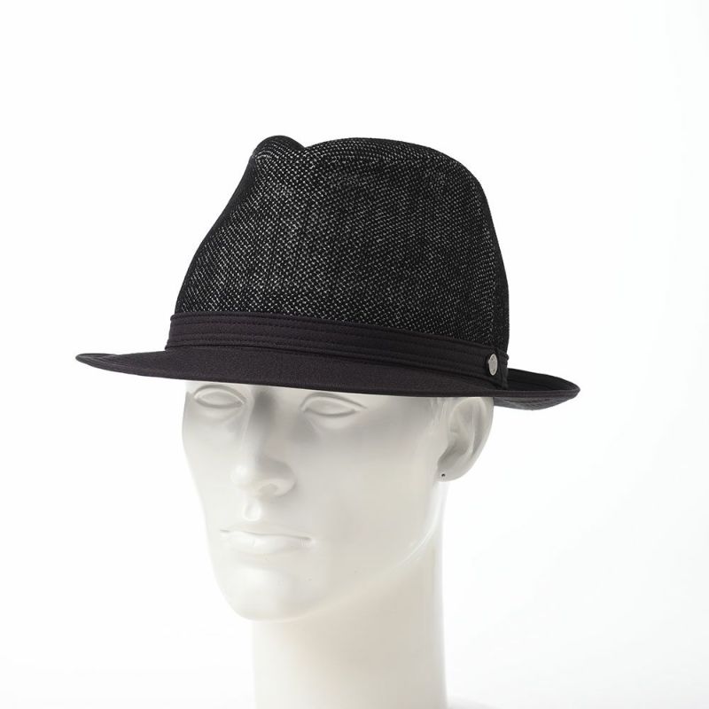 ダックスの布帛ソフトハット Hat KARAMI DENIM（ハット カラミデニム） D1690 ブラック