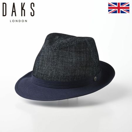 ダックスの布帛ソフトハット Hat KARAMI DENIM（ハット カラミデニム） D1690 ネイビー