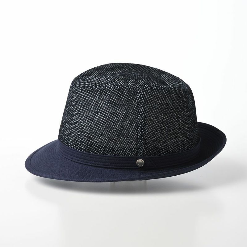 ダックスの布帛ソフトハット Hat KARAMI DENIM（ハット カラミデニム） D1690 ネイビー