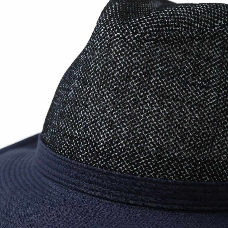 ダックスの布帛ソフトハット Hat KARAMI DENIM（ハット カラミデニム） D1690 ネイビー