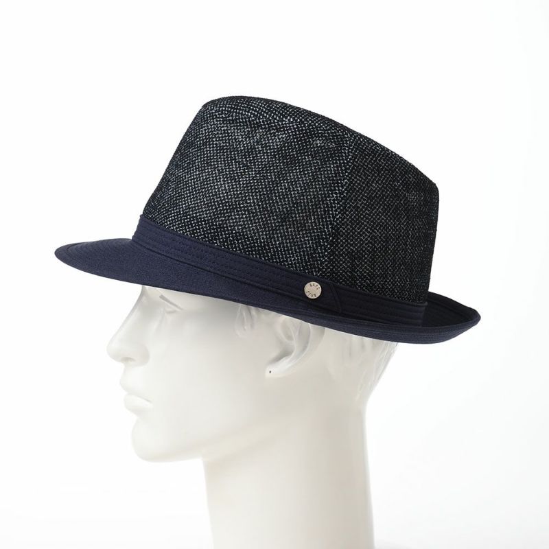 ダックスの布帛ソフトハット Hat KARAMI DENIM（ハット カラミデニム） D1690 ネイビー