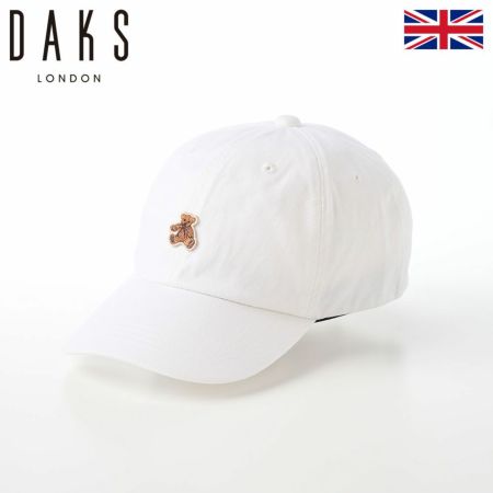 ダックスのキャップ Cap Cotton Twill Teddy Bear（キャップ コットンツイル テディベア） D1734 ホワイト