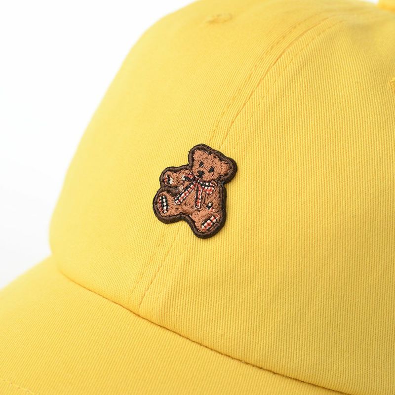 ダックスのキャップ Cap Cotton Twill Teddy Bear（キャップ コットンツイル テディベア） D1734 イエロー