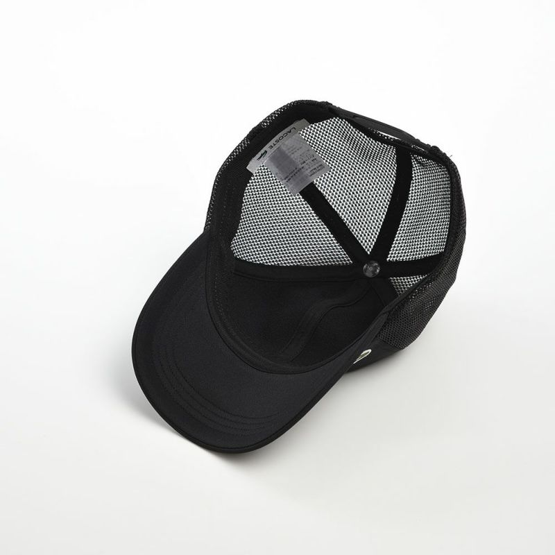 ラコステのキャップ ONE POINT MESH CAP（ワンポイント メッシュキャップ） L1223 ブラック