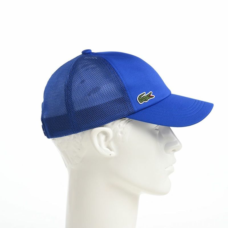 ラコステのキャップ ONE POINT MESH CAP（ワンポイント メッシュキャップ） L1223 ブルー