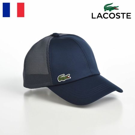 ラコステのキャップ野球帽 ONE POINT MESH CAP（ワンポイント メッシュキャップ） L1223 ネイビー