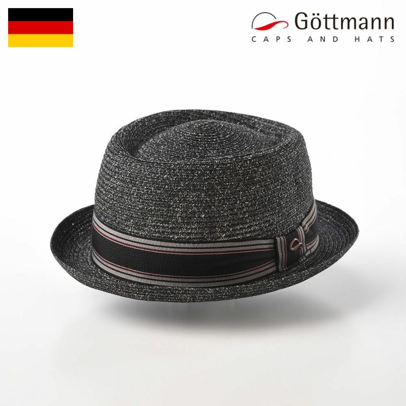 ゴットマンのソフトハット Porkpie Paperhat（ポークパイ ペーパーハット） G29412304 ブラック