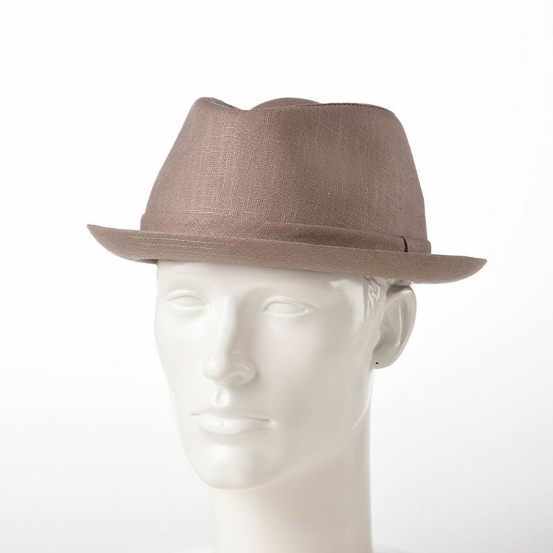 マローネのソフトハット Trilby Linen（トリルビー リネン）MT 305 ココア