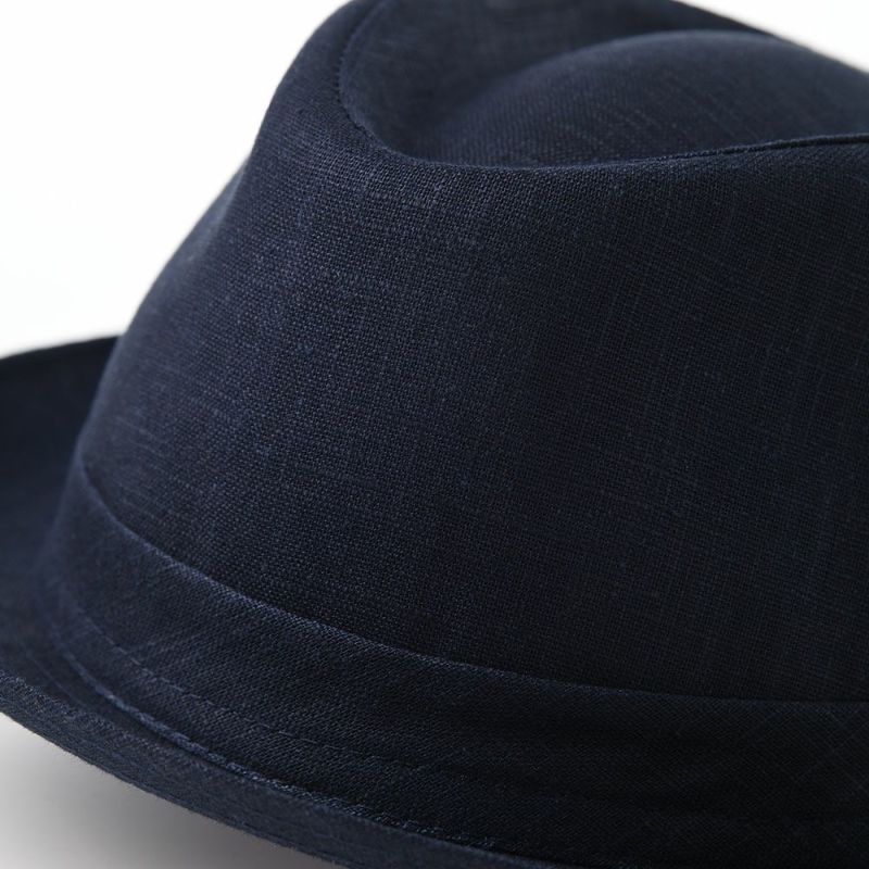 マローネのソフトハット Trilby Linen（トリルビー リネン）MT 305 ネイビー