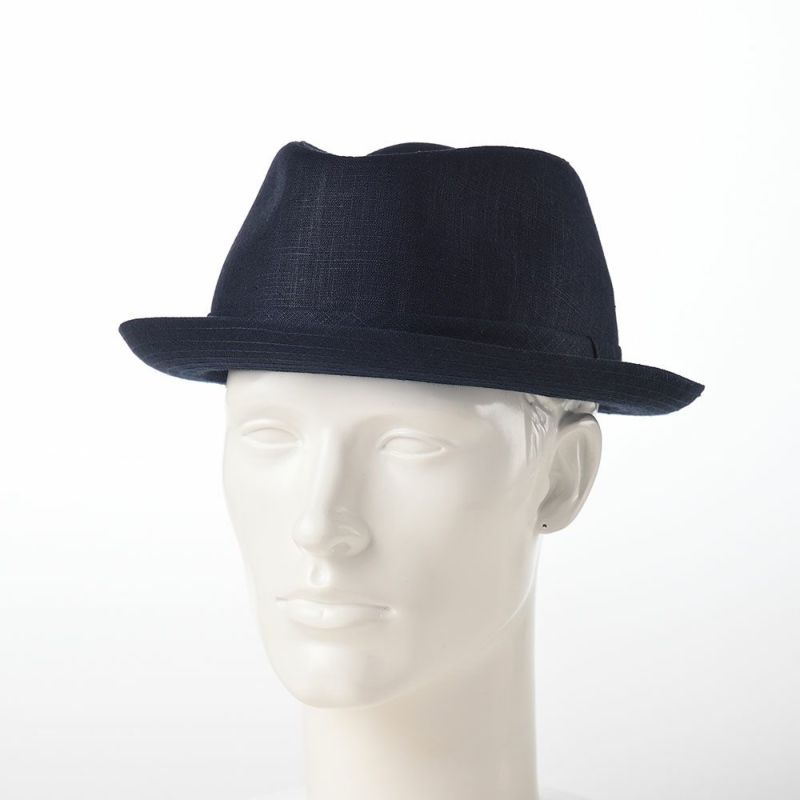 マローネのソフトハット Trilby Linen（トリルビー リネン）MT 305 ネイビー