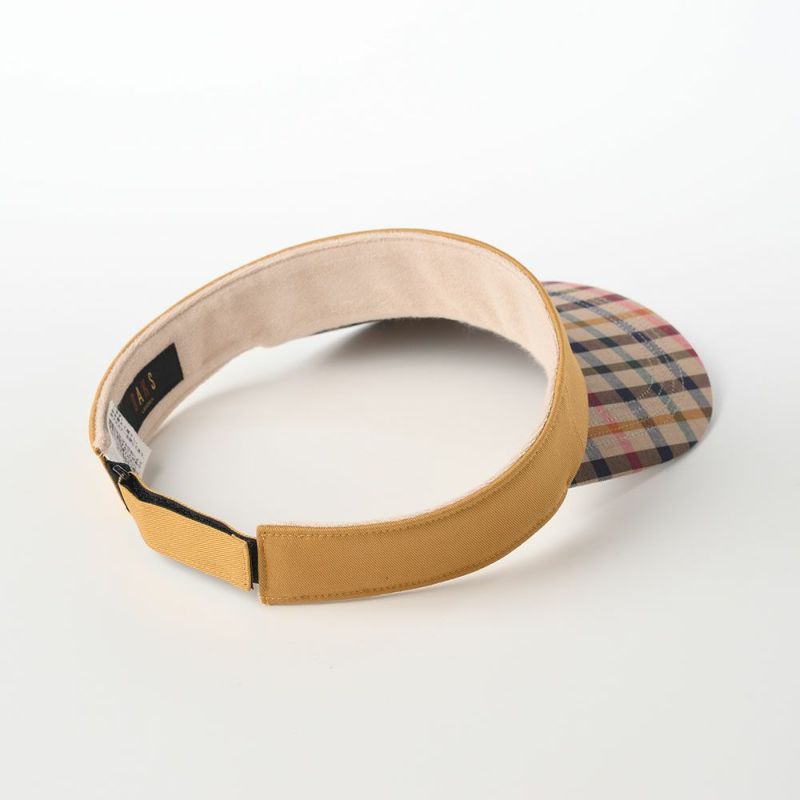 ダックスのサンバイザー Sun Visor Tartan（サンバイザー タータン） D1713 マスタード