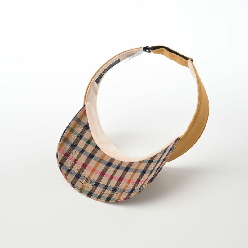 ダックスのサンバイザー Sun Visor Tartan（サンバイザー タータン） D1713 マスタード