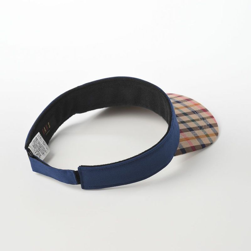 ダックスのサンバイザー Sun Visor Tartan（サンバイザー タータン） D1713 ネイビー