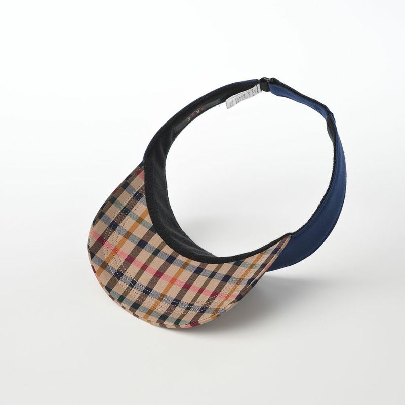 ダックスのサンバイザー Sun Visor Tartan（サンバイザー タータン） D1713 ネイビー