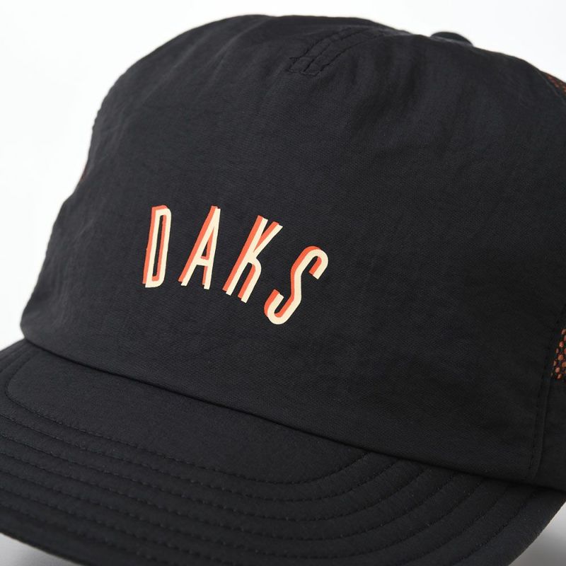 ダックスのキャップ Cap Water-repellent Mesh（キャップ ウォーターレペレントメッシュ） D1714 ブラック