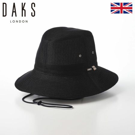 ダックスのサファリハット Hat Linen Mesh（ハット リネンメッシュ） D1718 ブラック