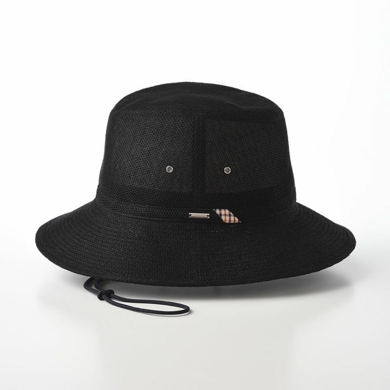 ダックスのサファリハット Hat Linen Mesh（ハット リネンメッシュ） D1718 ブラック