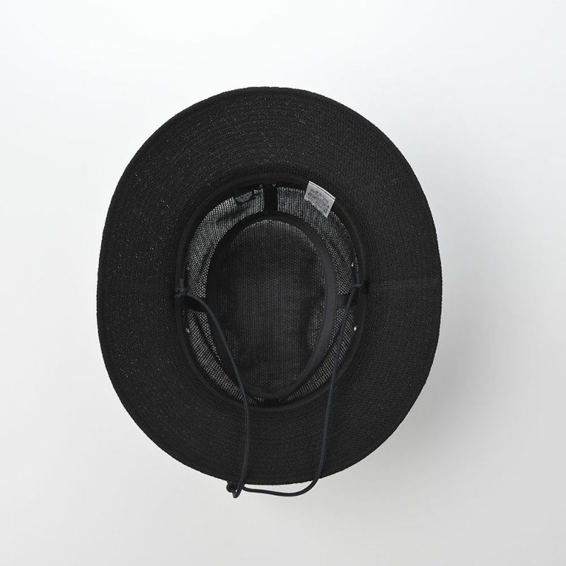 ダックスのサファリハット Hat Linen Mesh（ハット リネンメッシュ） D1718 ブラック