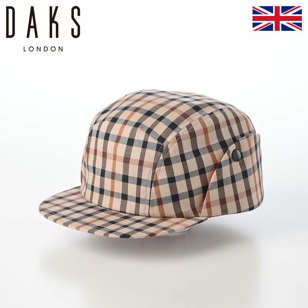 ダックスのキャップ Cap Flat Visor Tartan（キャップ フラットバイザータータン） D1722 ハウスチェック