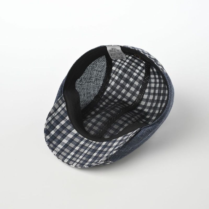 ダックスのハンチング Hunting Linen Check（ハンチング リネンチェック） D1726 ネイビー