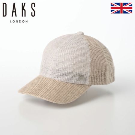 ダックスのキャップ Cap Rib Linen（キャップ リブリネン） D1727 ベージュ